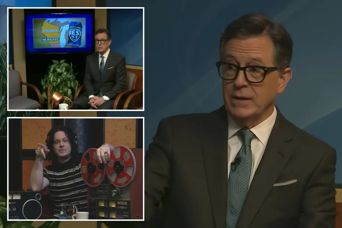 Stephen Colbert hosts Michigan public access broadcast with rocker Jack White — night after final ‘Late Show’ episode