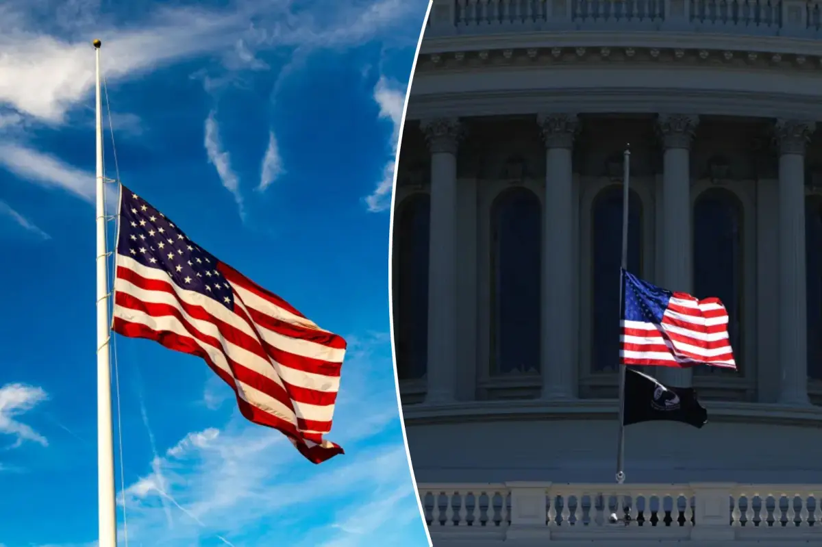Why are flags flying at half-staff? Nationwide order serves as a somber, lesser-known tribute