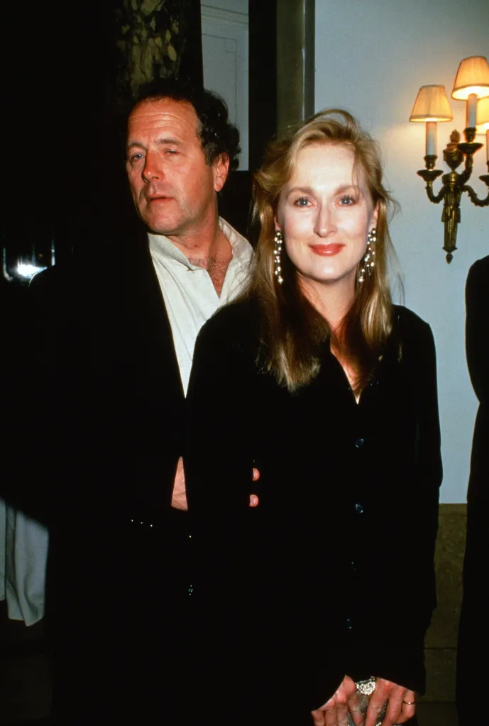 Meryl Streep and husband Don Gummer posing for a photo.