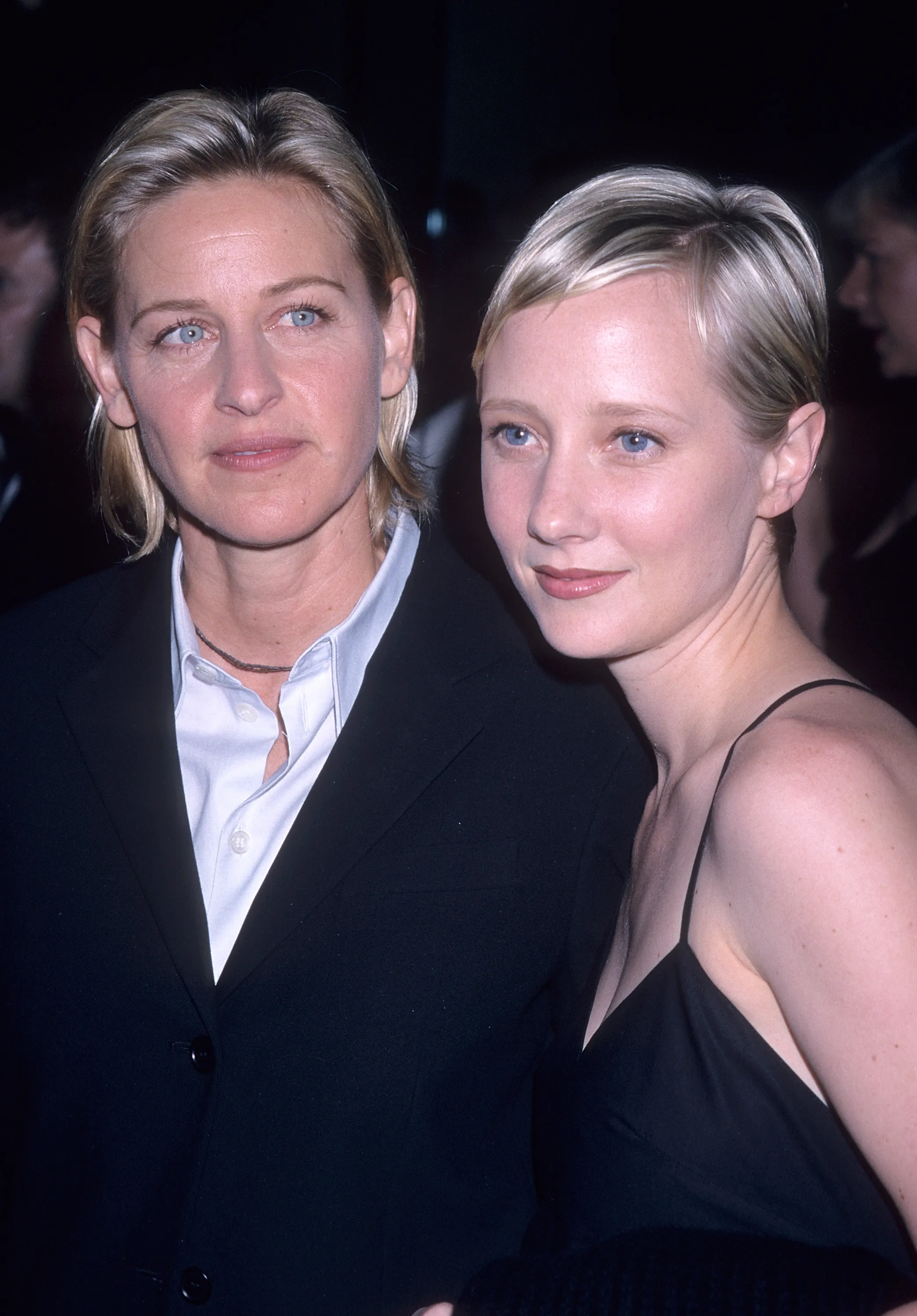 Ellen DeGeneres and actress Anne Heche attend ANGLE's (Access Now for Gay and Lesbian Equality)