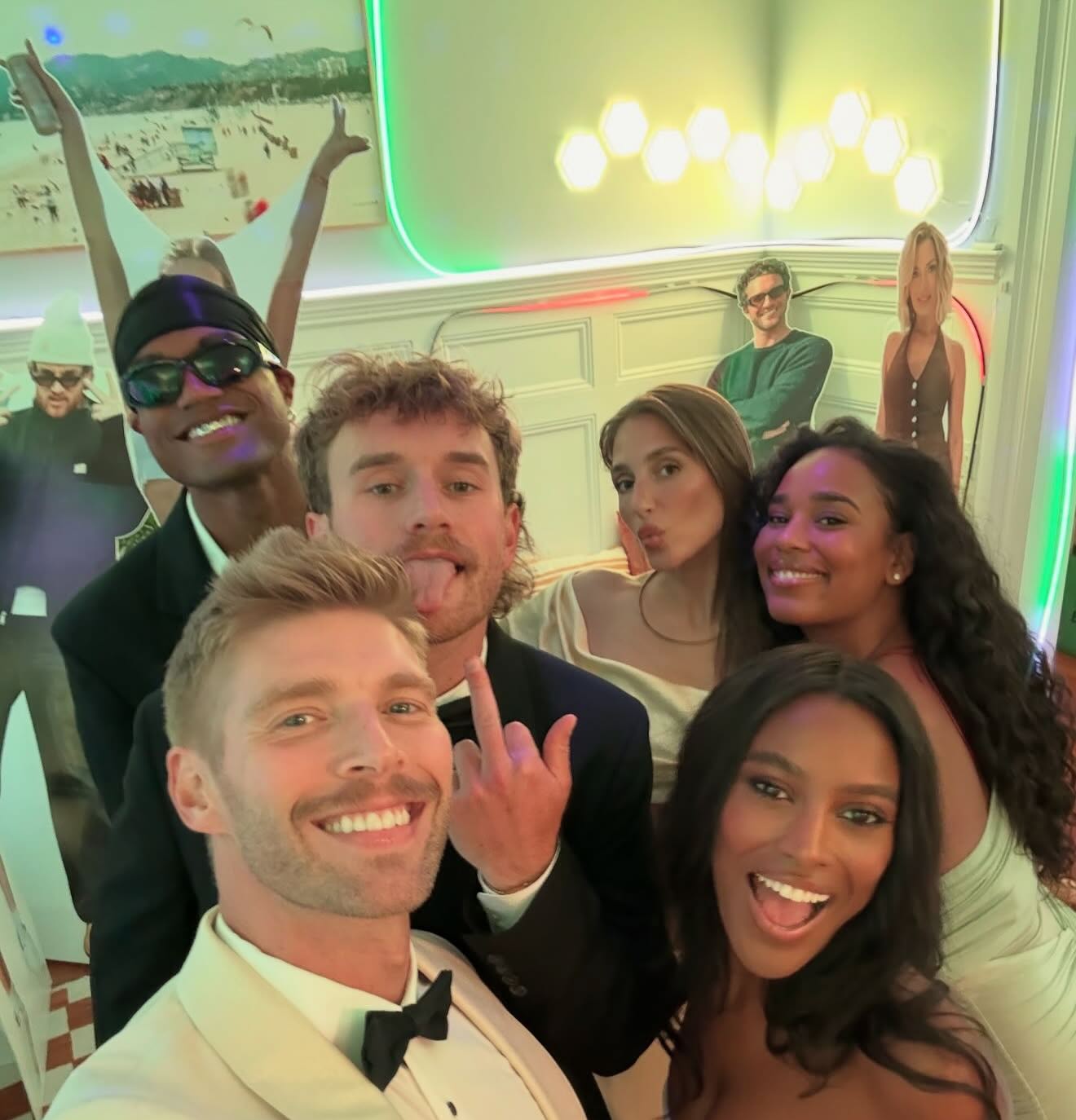Kyle Cooke with other "Summer House" cast members