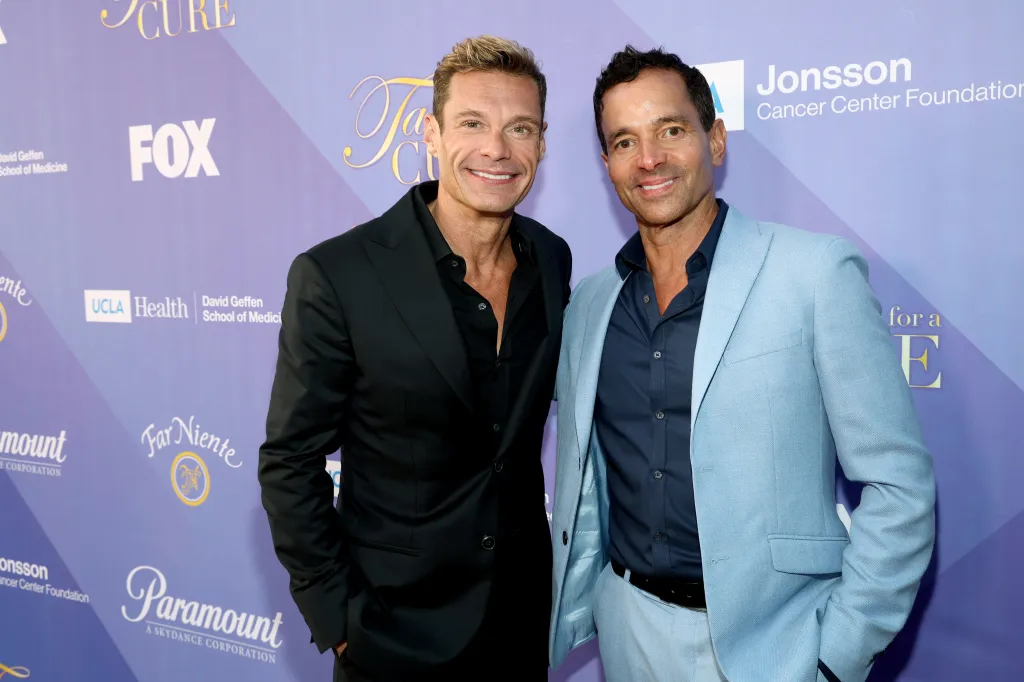 Ryan Seacrest and George Cheeks at the UCLA Jonsson Cancer Center Foundation's