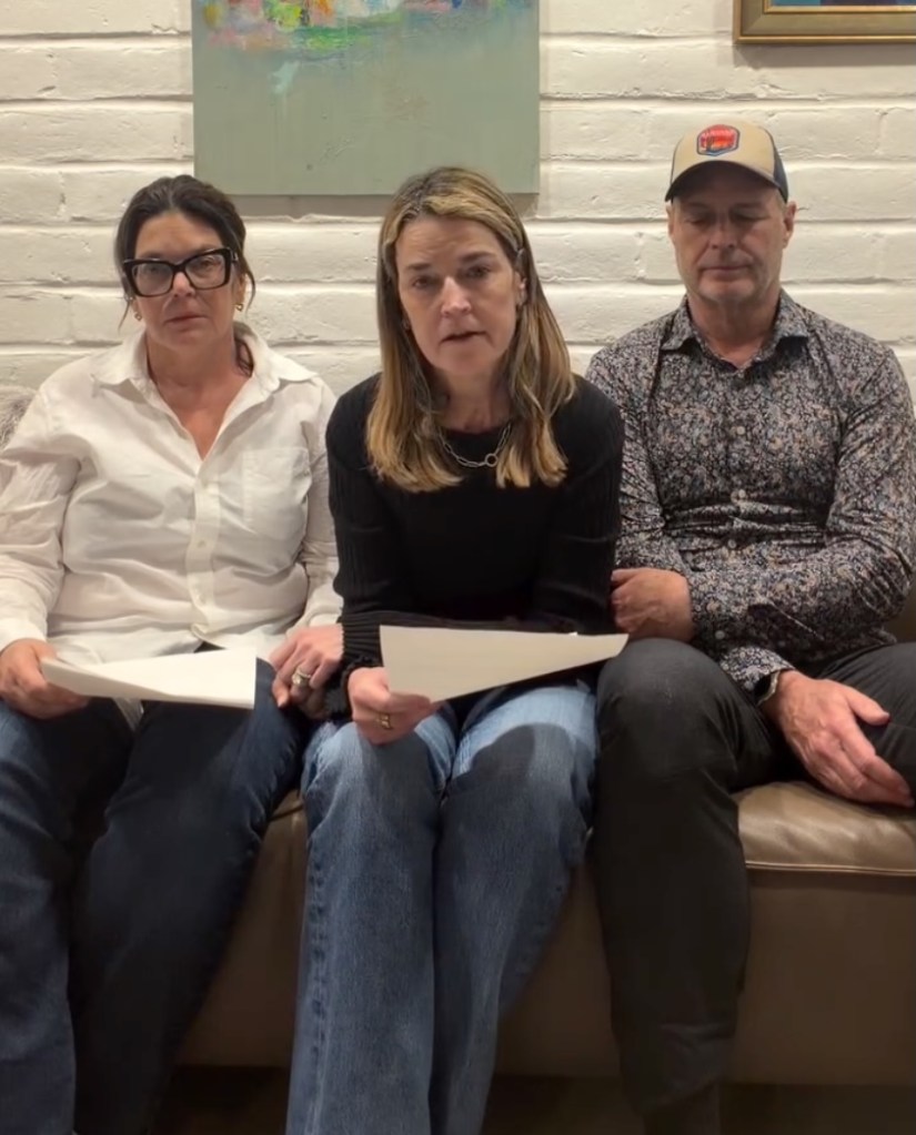 Savannah Guthrie alongside her siblings makes a statement regarding their mother Nancy's disappearance.