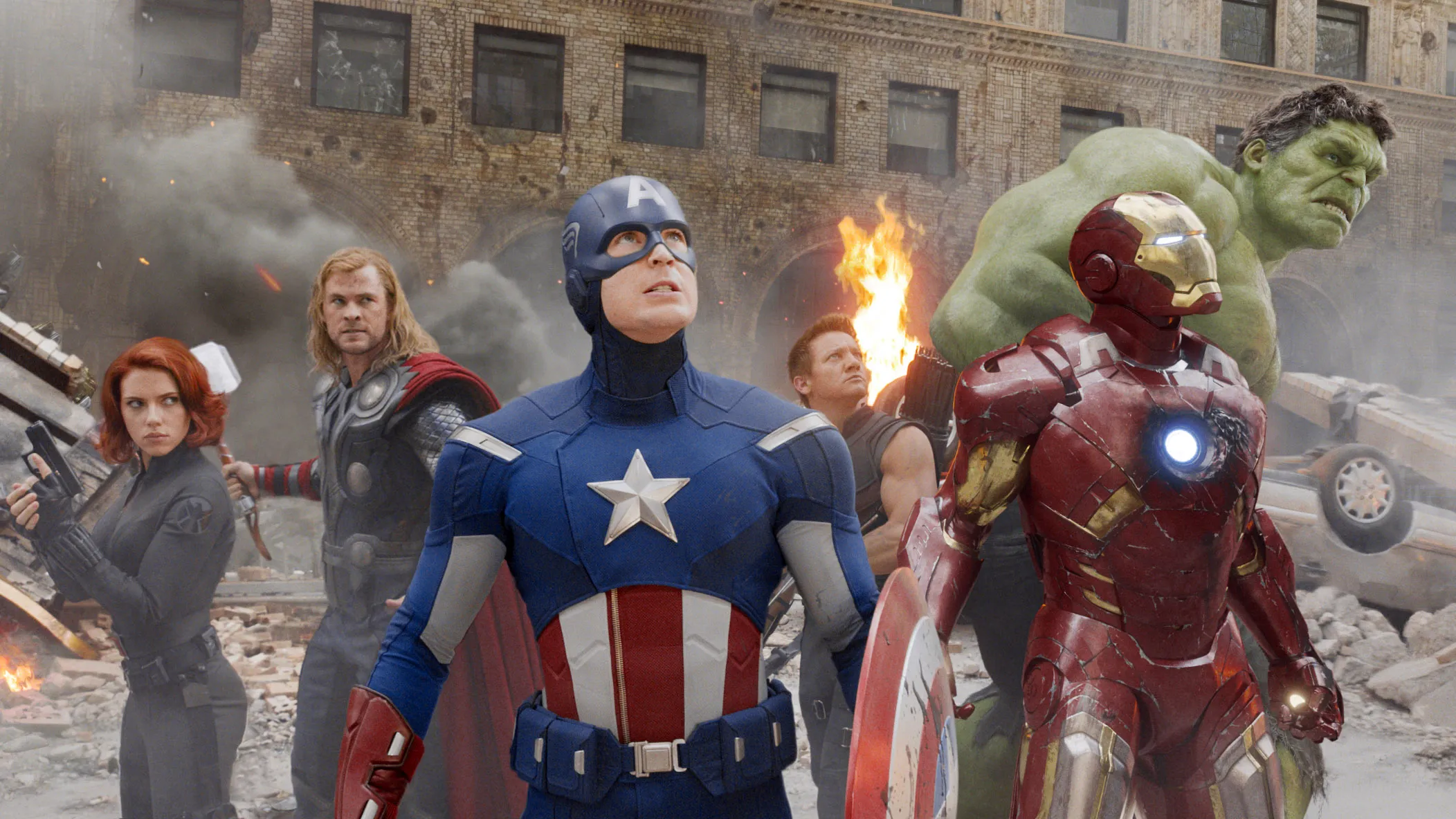 A scene from "The Avengers"