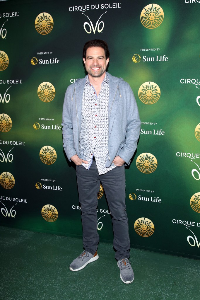 Scott McGillivray smiles while attending Cirque du Soleil's