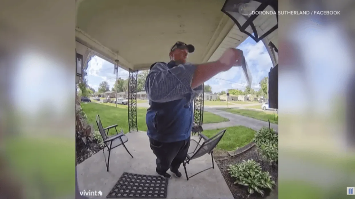 Red state candidate drops out after doorbell camera catches him stealing rival’s flyer