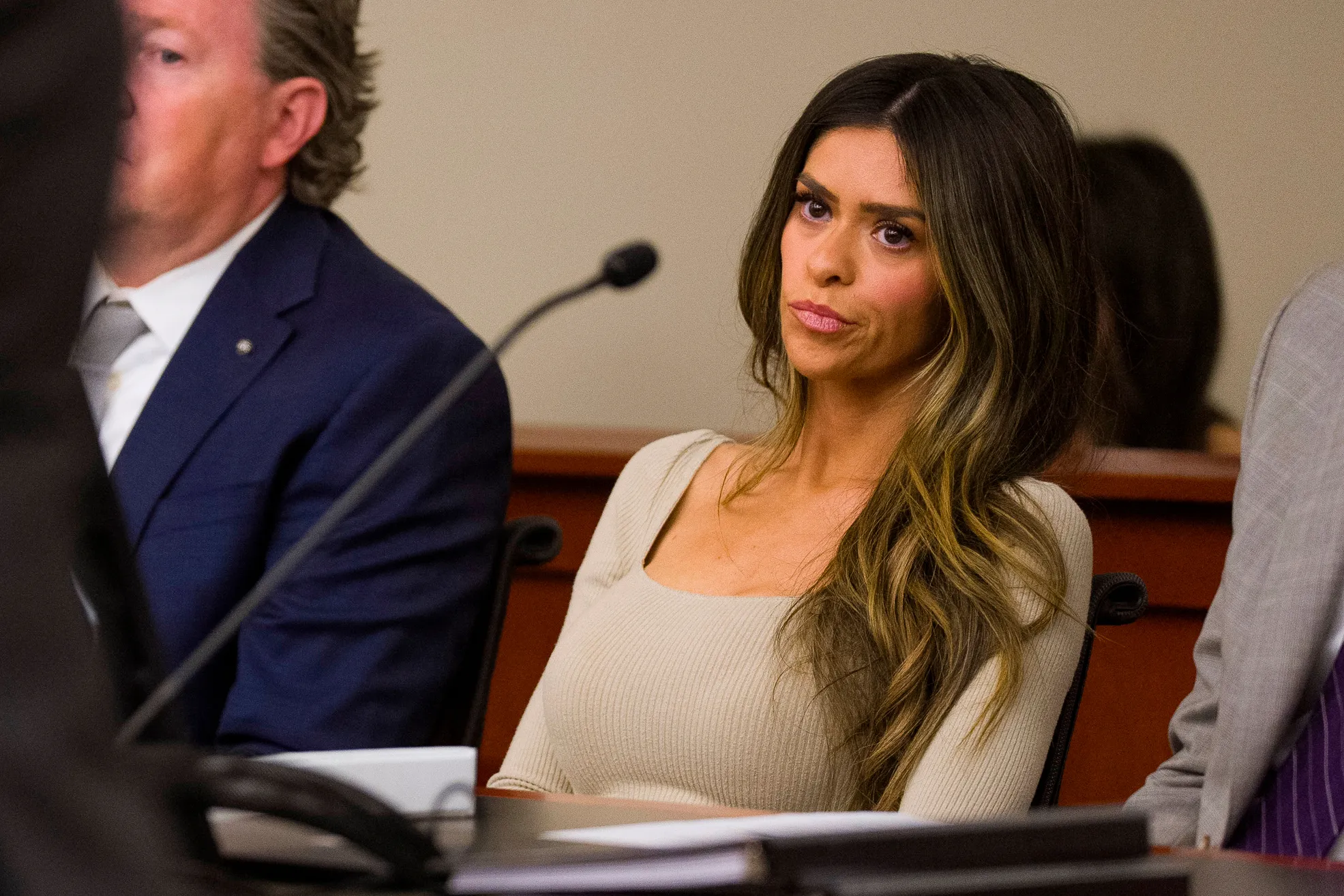 Taylor Frankie Paul in court.