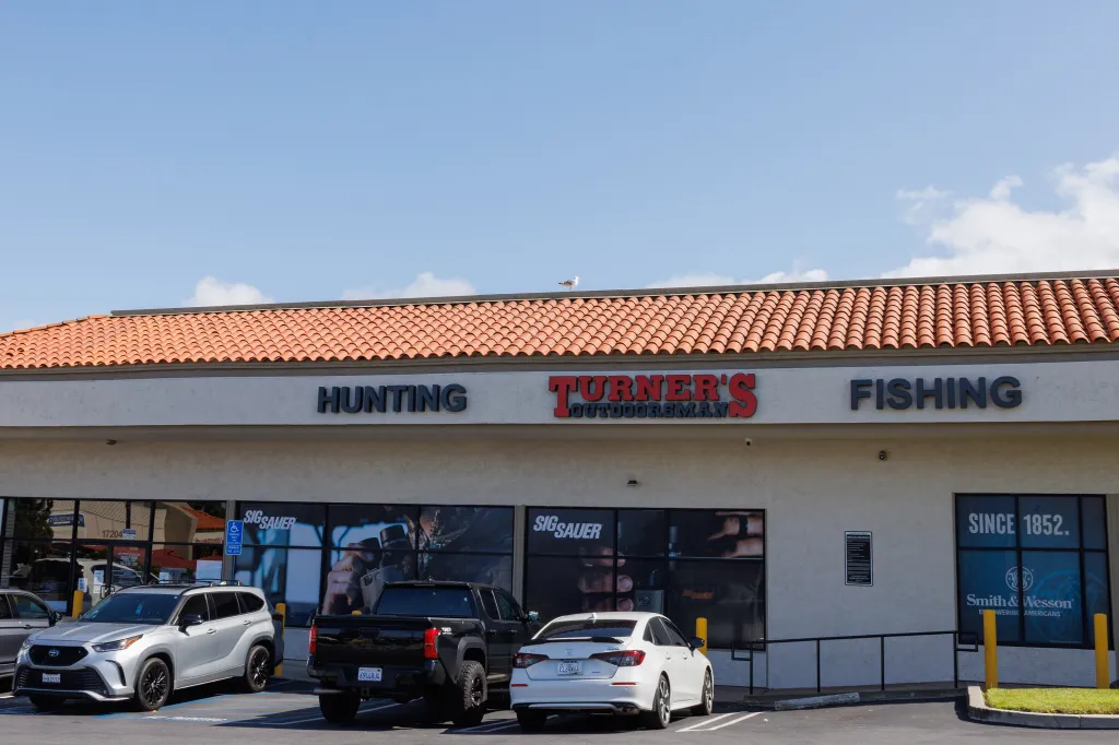 Turner's Outdoorsman store in Torrance, California, with