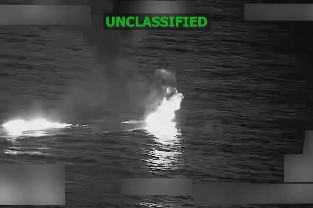 military said one suspected narco-terrorist was killed during an operation targeting a vessel in the Eastern Pacific.