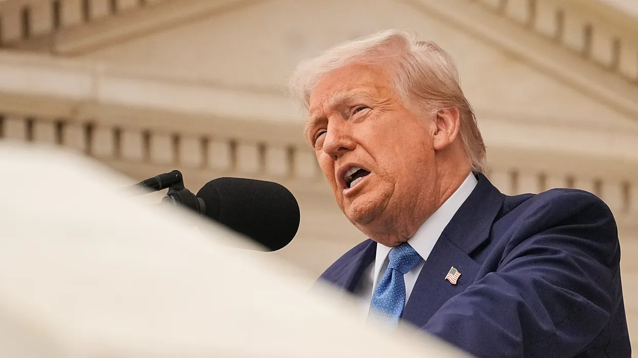Bizarre brag sees Trump share front page news — that’s 3 months old