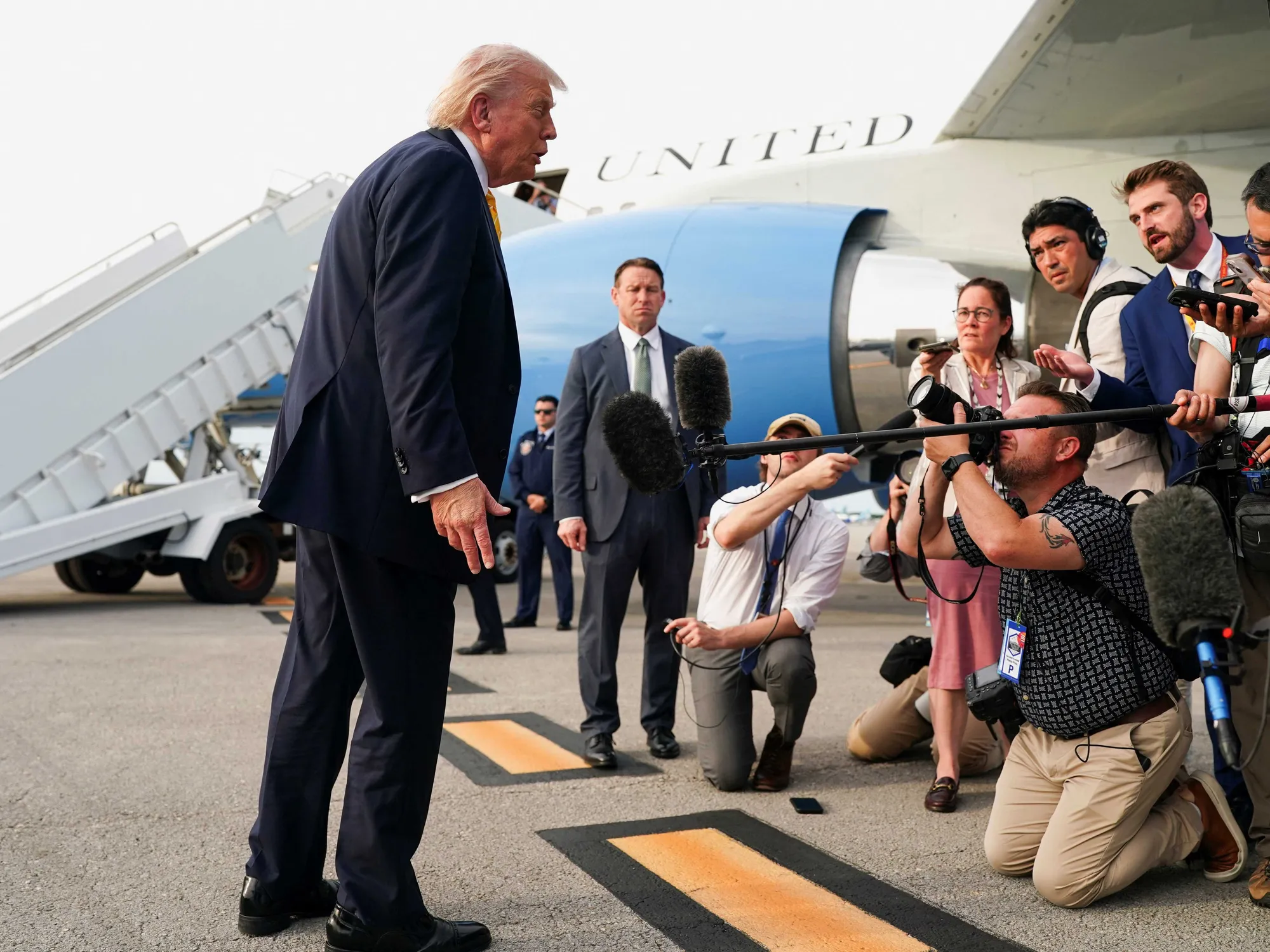 Trump rages at ‘human garbage’ Democrats fighting against his election scheme