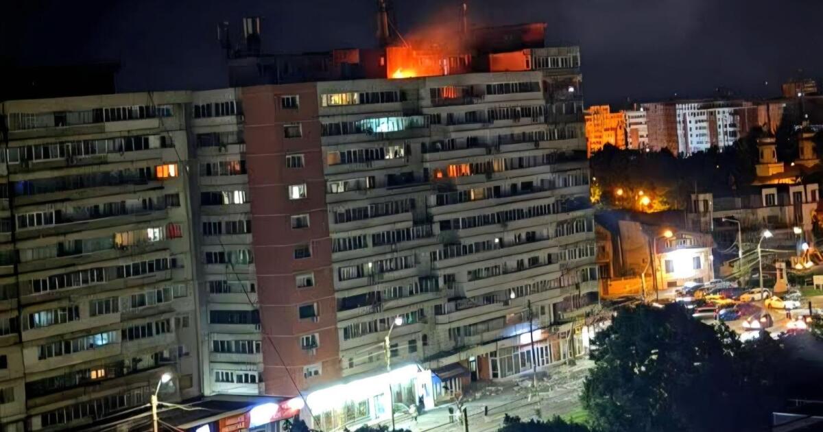 Russian drone targeting Ukraine goes astray, crashes into apartment building in NATO member Romania