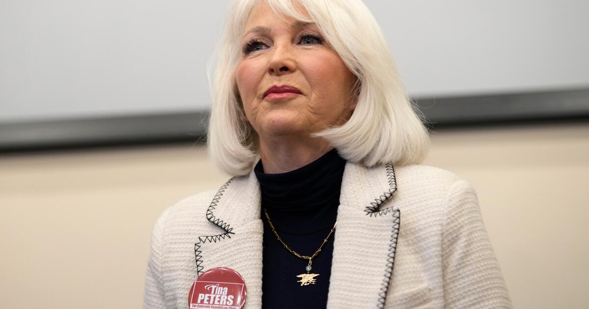 Colorado governor commutes election denier Tina Peters’ sentence after Trump pressure