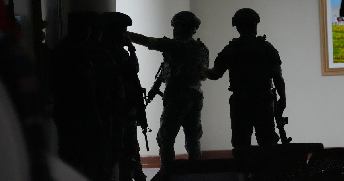 Gunfire breaks out in Philippine Senate where authorities have tried to arrest a senator