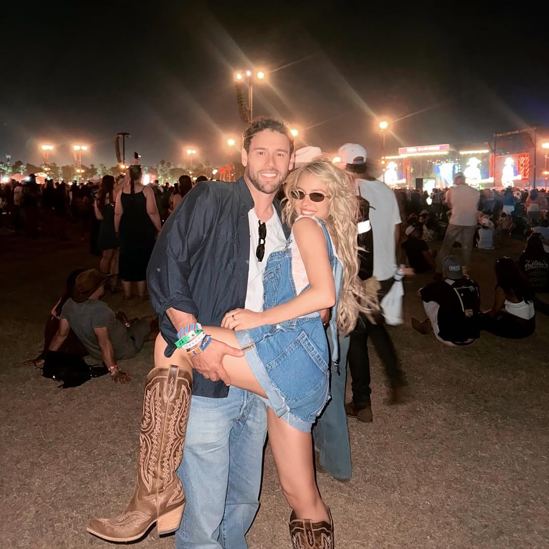 Sydney Sweeney and Scooter Braun at Stagecoach.