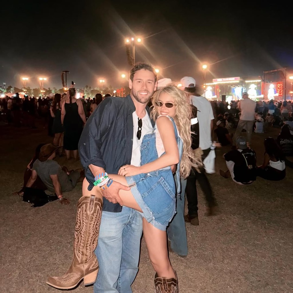 Sydney Sweeney and Scooter Braun at Stagecoach.