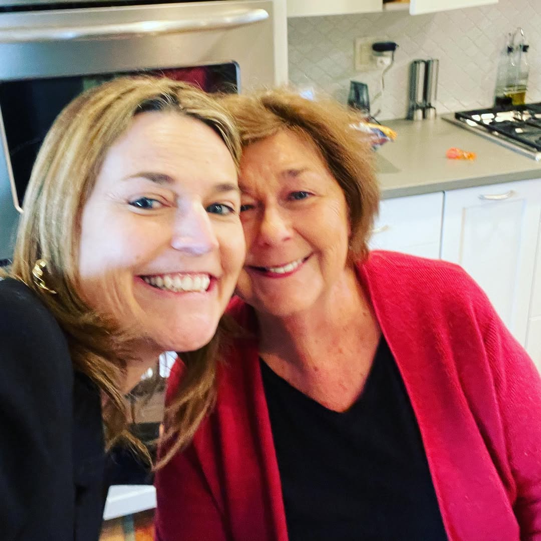 Savannah Guthrie and Nancy Guthrie smiling together.