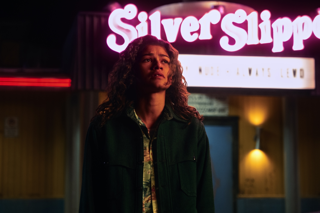 Zendaya as Rue in Euphoria Season 3.
