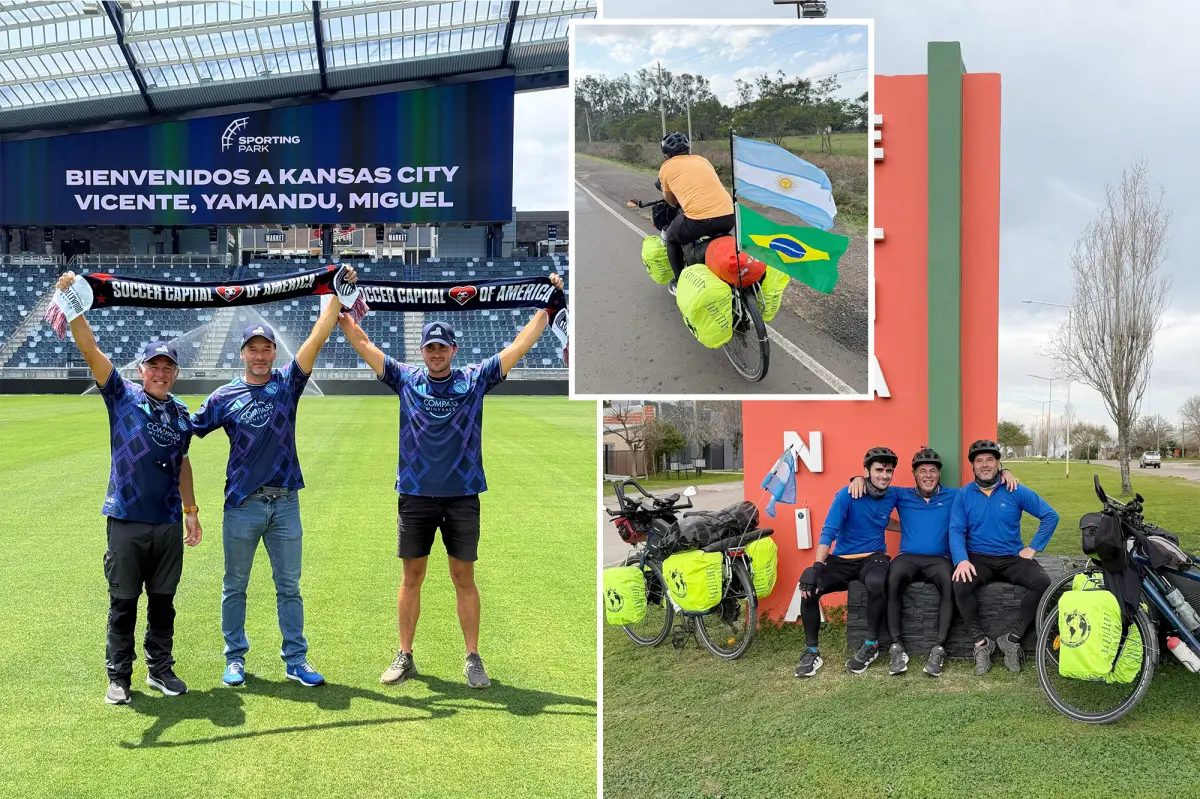 Three Argentines biked 11K miles through 17 countries to follow legend Lionel Messi at the World Cup