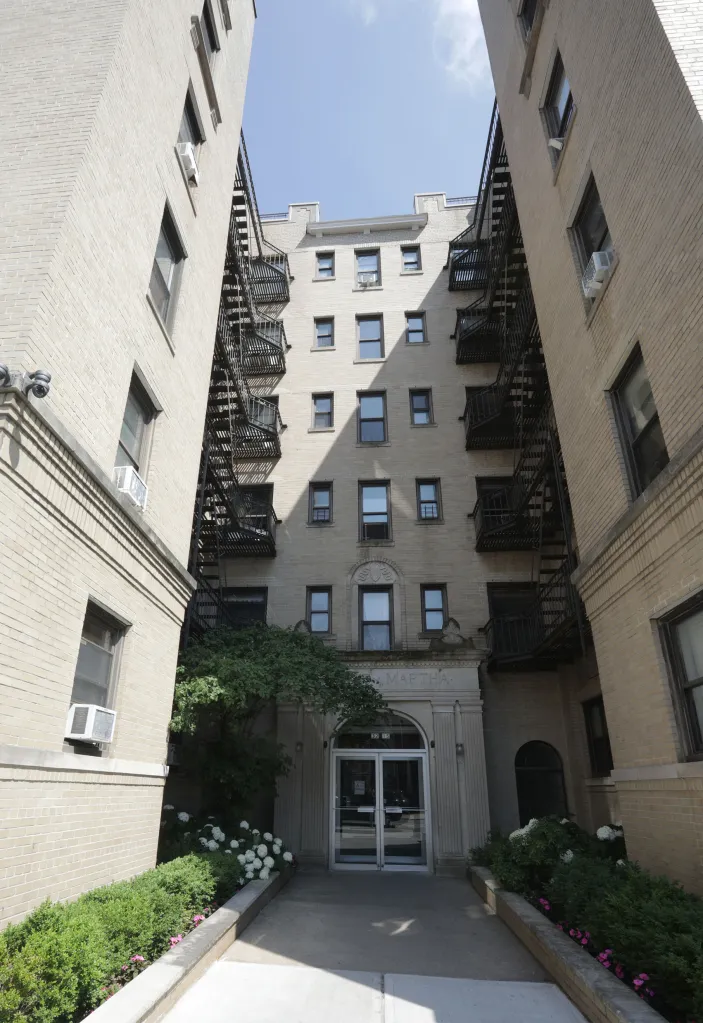 The apartment building where democratic mayoral nominee Zohran Mamdani lives.