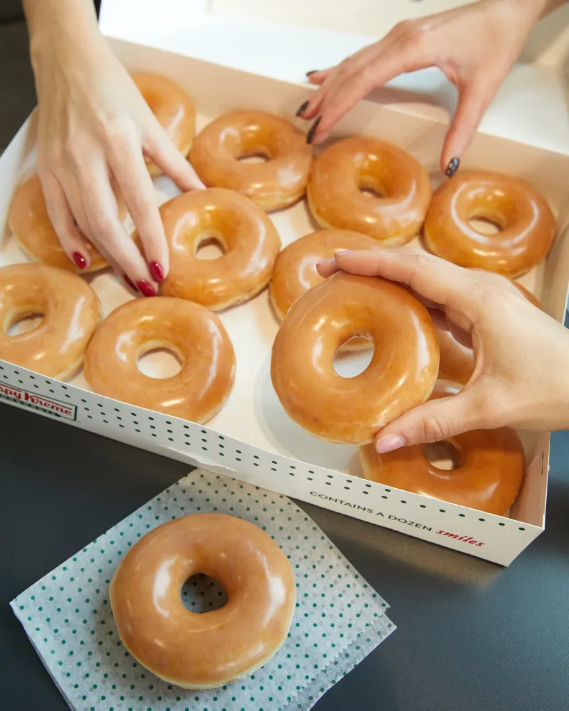 Doughnuts in a box.