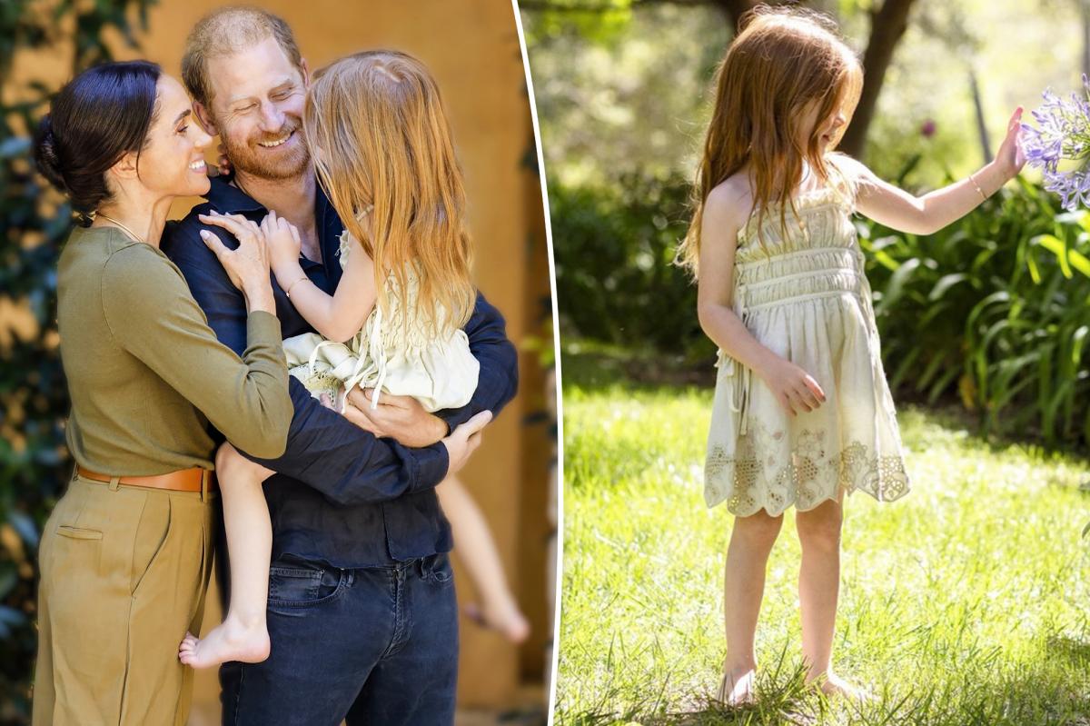 Meghan Markle and Prince Harry celebrate ‘dream girl’ Lilibet’s 5th birthday with never-before-seen photos