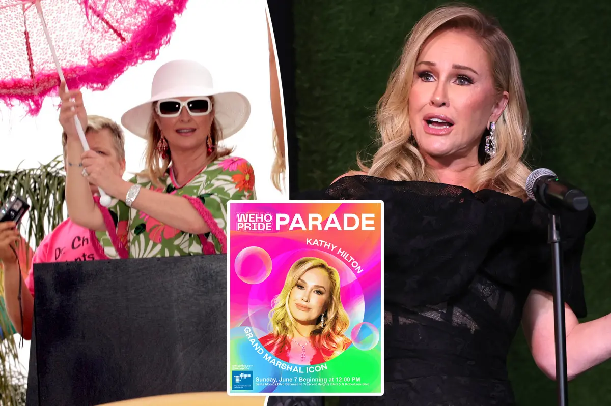 Kathy Hilton pulls out of Pride event following backlash over MAGA ties, alleged homophobic slur