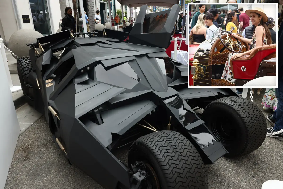 Supercar showdown on Rodeo Drive as the Batmobile lines up with world’s rarest (and most expensive) racers