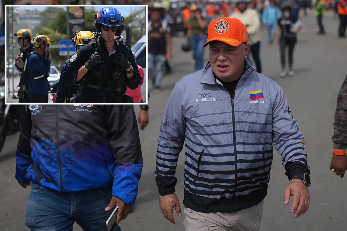 ‘Thug’ Venezuelan leader with $25M price on his head seen berating US earthquake rescue team