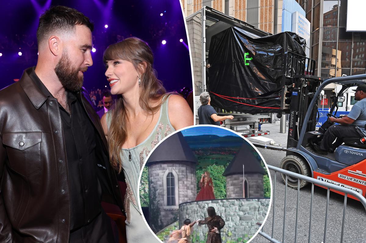 Travis Kelce and Taylor Swift building massive castle inside MSG for wedding