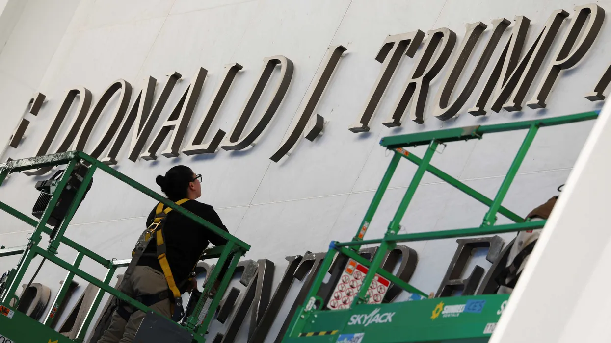 ‘Trying to hide’: Kennedy Center refuses to take tarps off where Trump’s name was removed