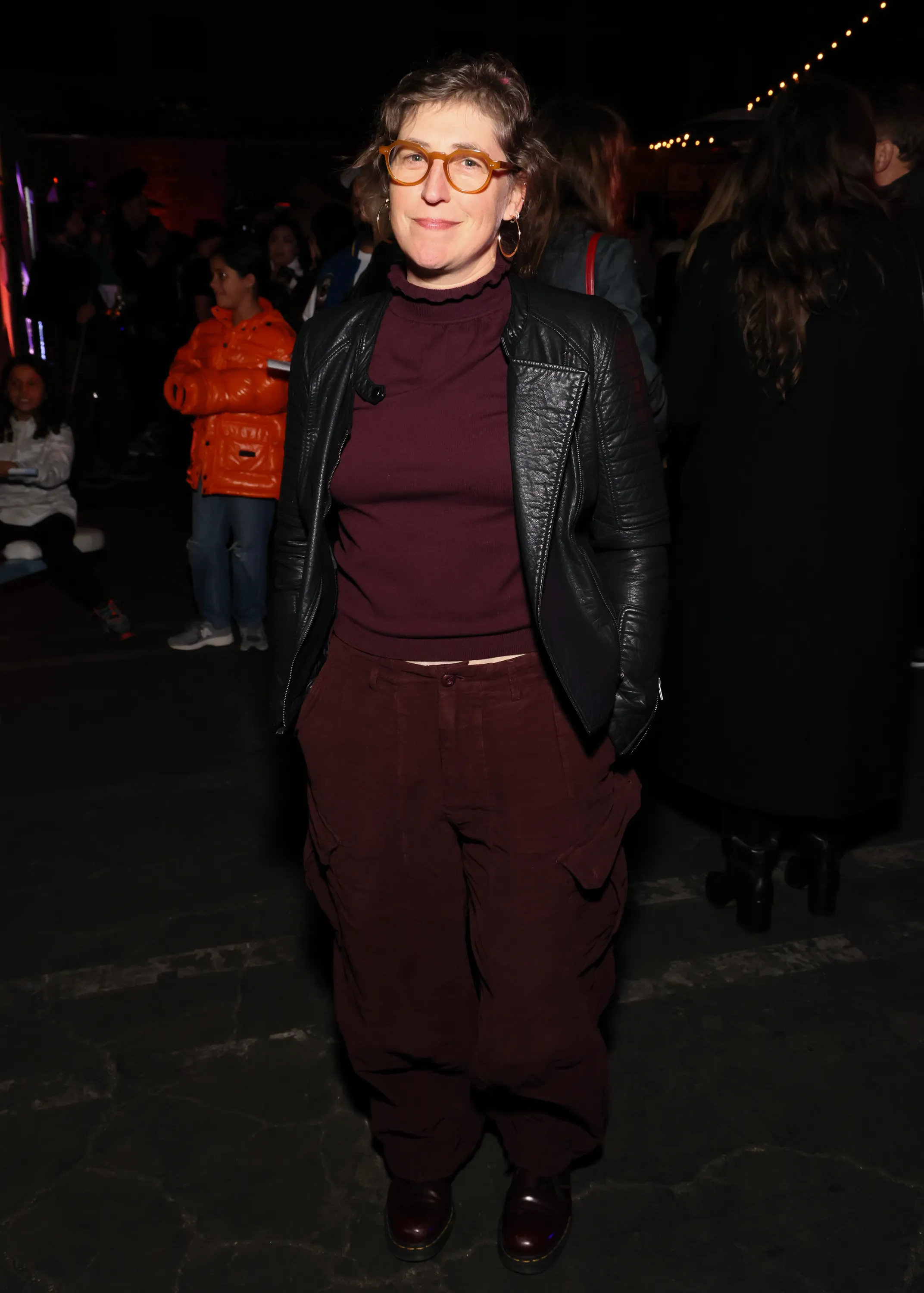 Mayim Bialik at the 2023 ChainFEST Gourmet Chain Food Festival.