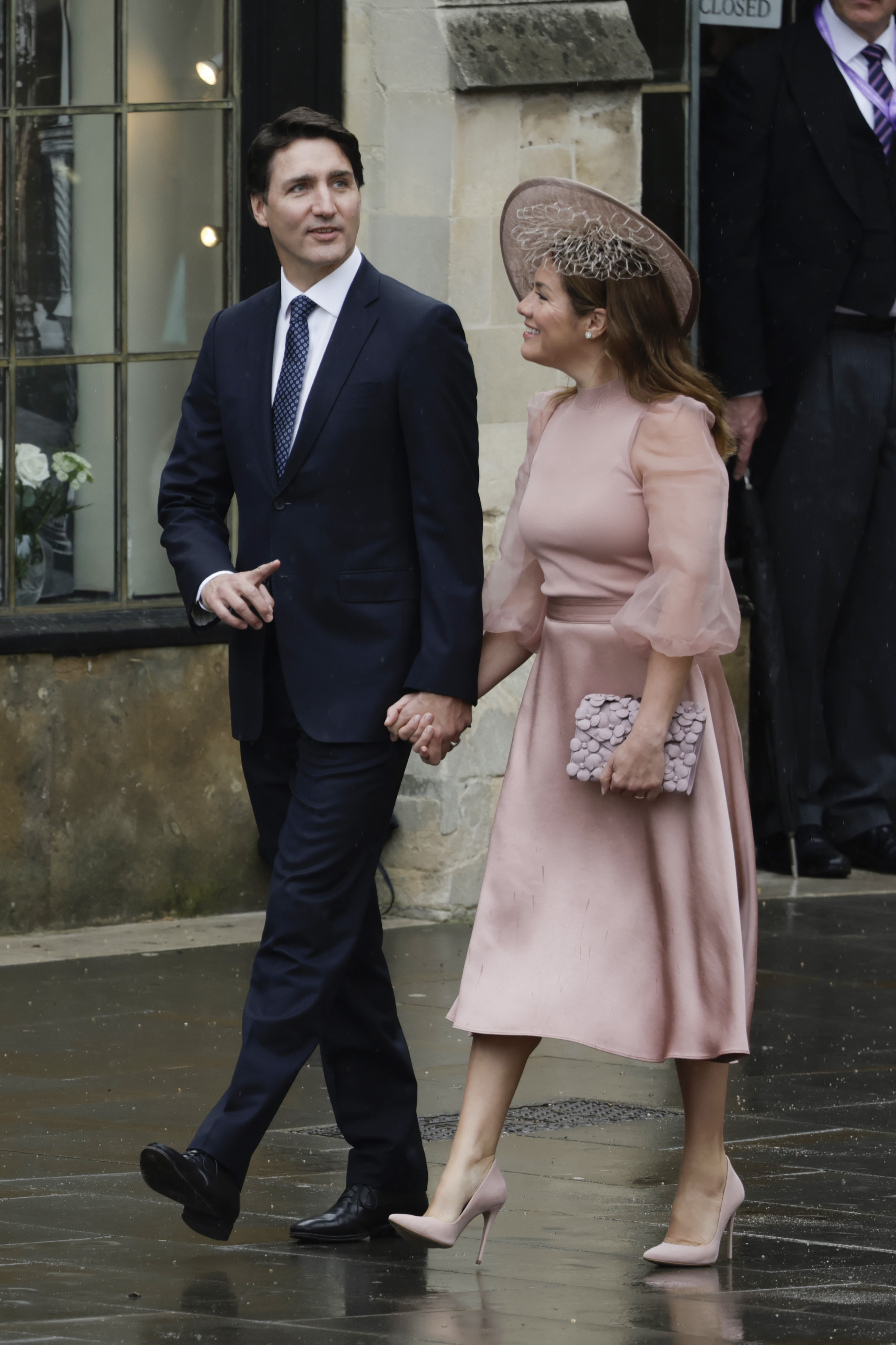 Justin Trudeau and Minister of Canada and Sophie Grégoire Trudeau in London in may 2023