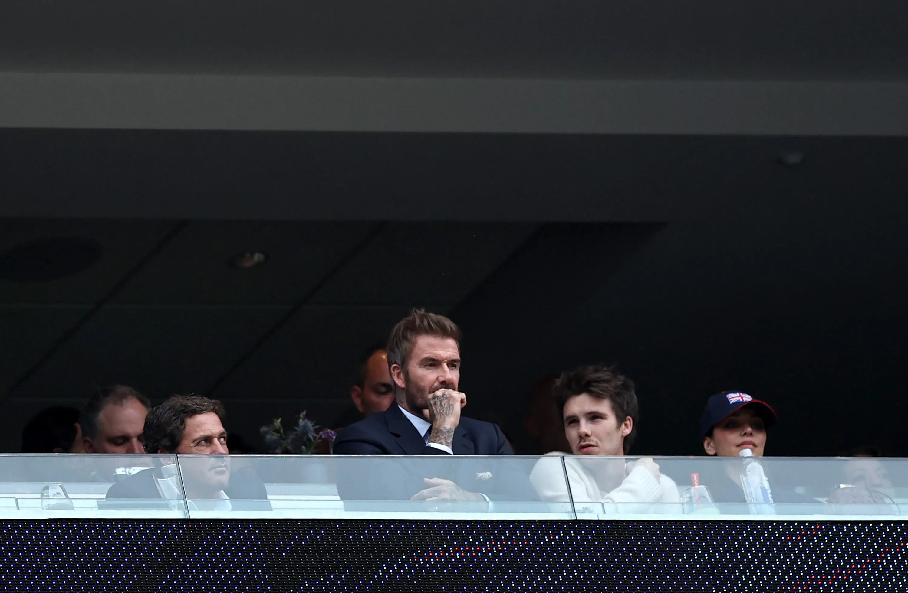 David and Cruz Beckham at the World Cup 2026