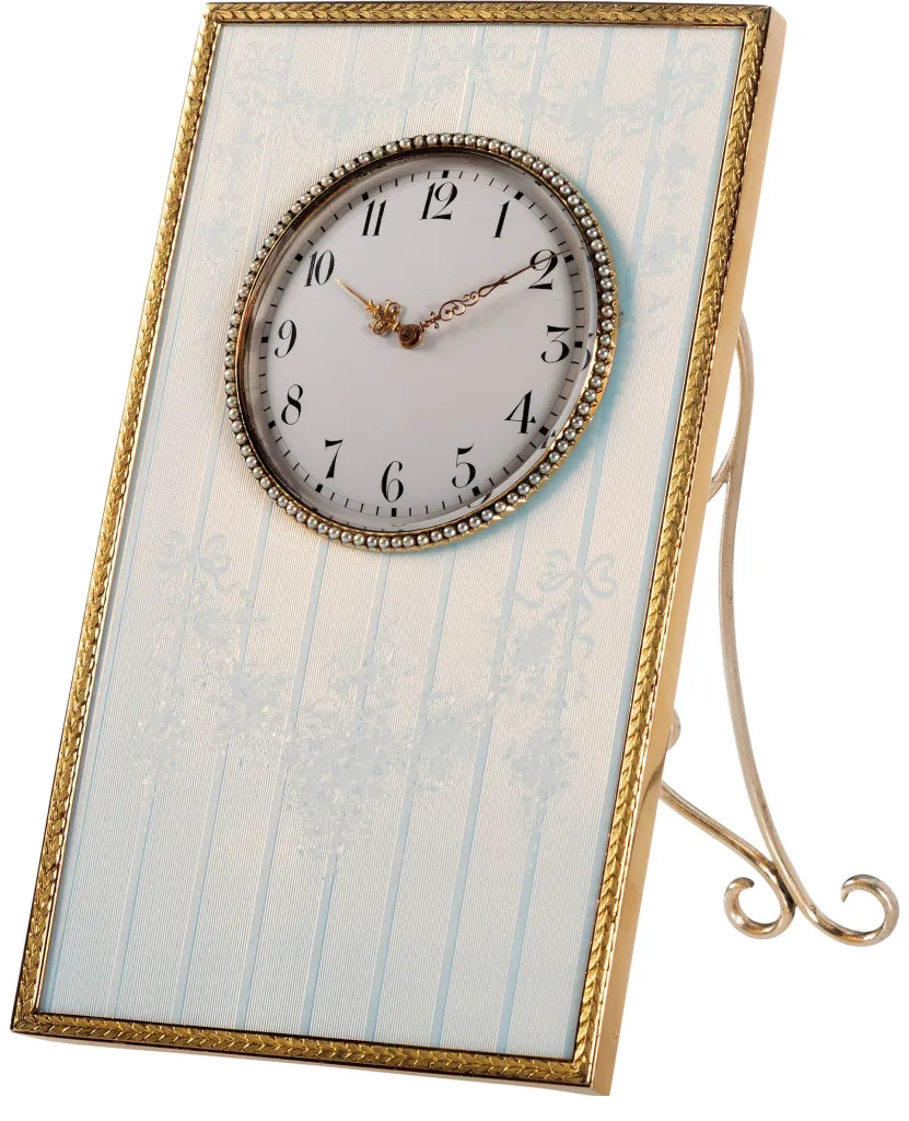 Fabergé clock from Marilyn Monroe's apartment.