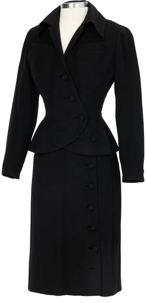 Christian Dior suit worn by Marilyn Monroe during her 1954 honeymoon.