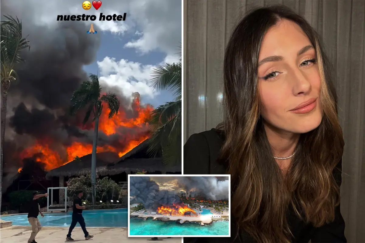Guests charged back into Dominican resort  inferno for belongings, says hotel worker