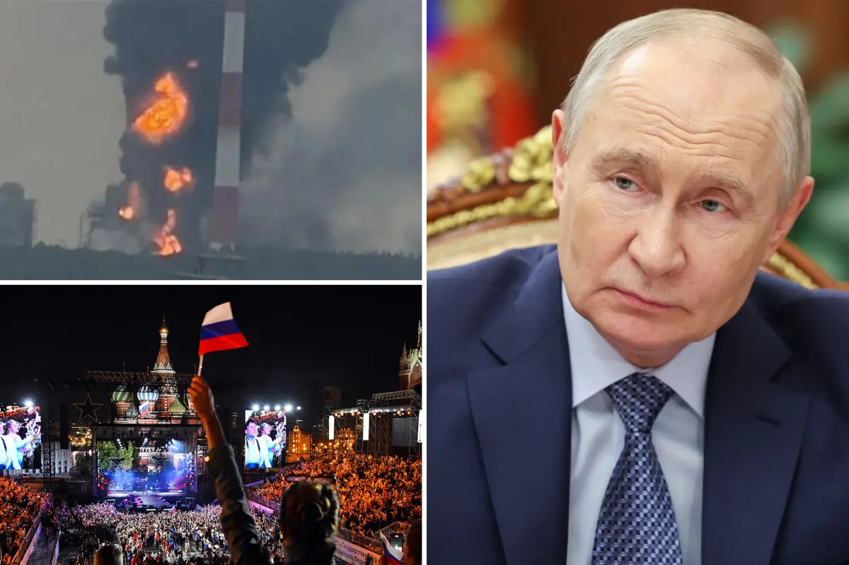 Humiliated Putin forced to cancel Russia Day in Red Square after Ukrainian drone strikes slam key Moscow targets