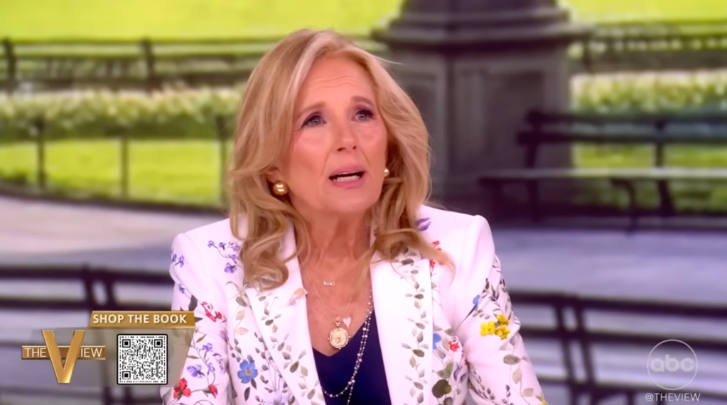 Jill Biden appears on