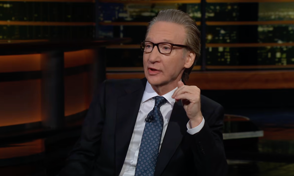 Bill Maher speaks during an interview with Vice President JD Vance during "Real Time with Bill Maher" on June 26, 2026.