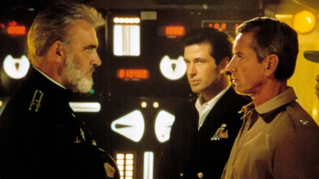 Sean Connery, Alec Baldwin, and Scott Glenn in 