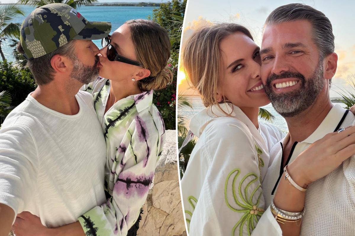 Bettina Anderson shares never-before-seen photos from private Bahamas wedding to Donald Trump Jr.