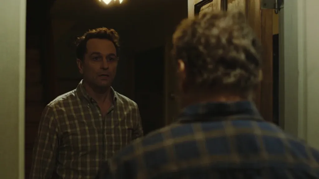 Matthew Rhys and Stephen Root in