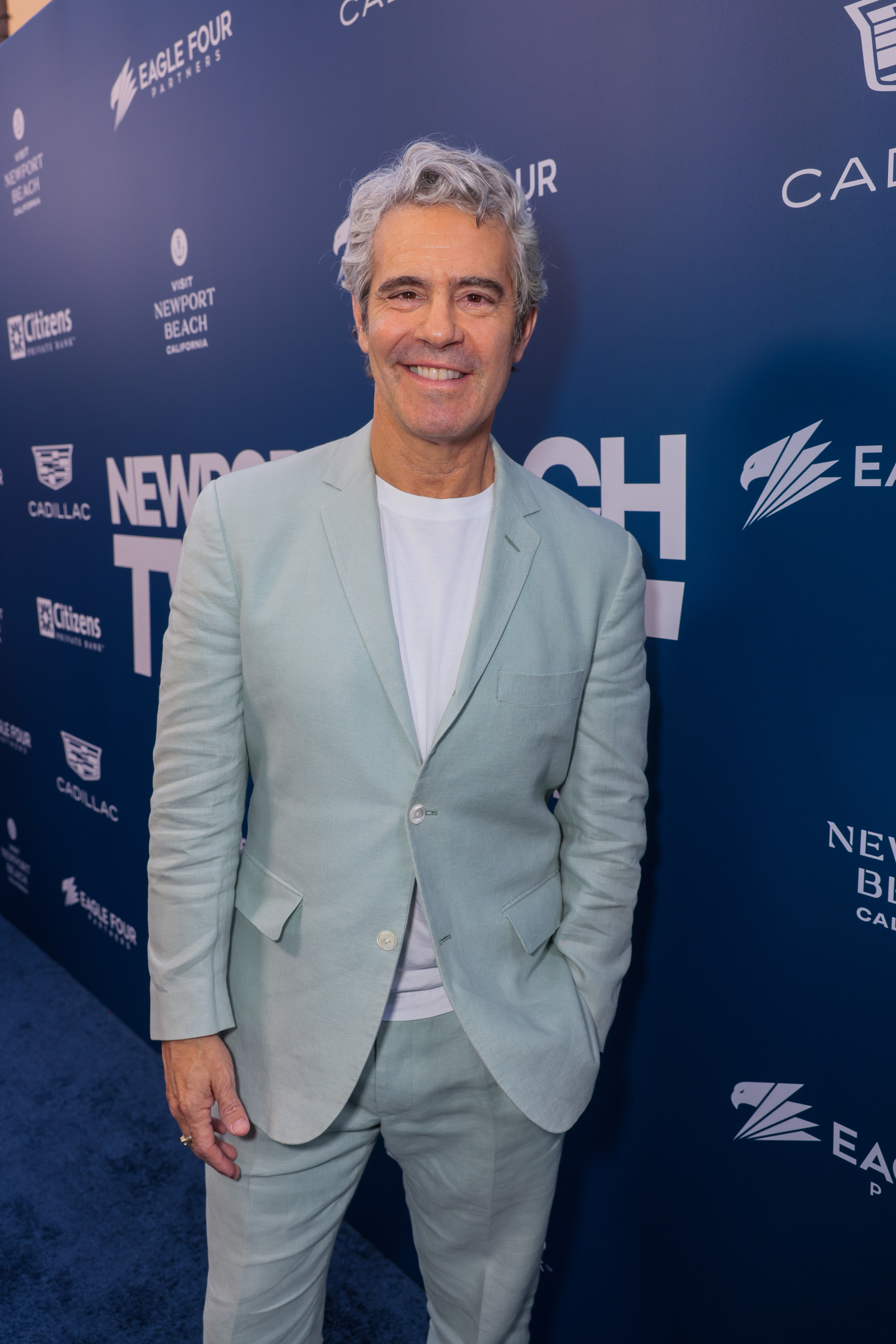 Andy Cohen smiles at the Newport Beach TV Fest.