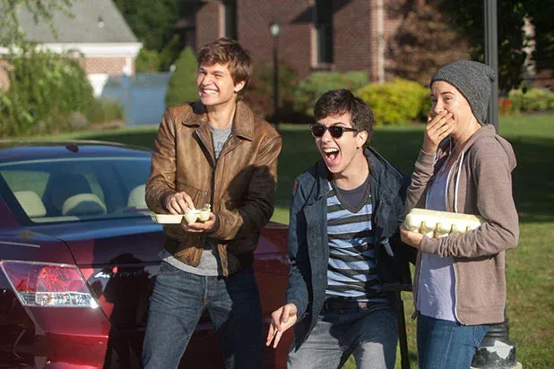 Ansel Elgort, Nat Wolff in 