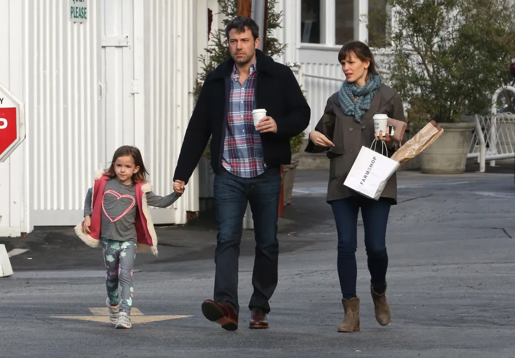 Ben Affleck and Jennifer Garner with their daughter Seraphina.