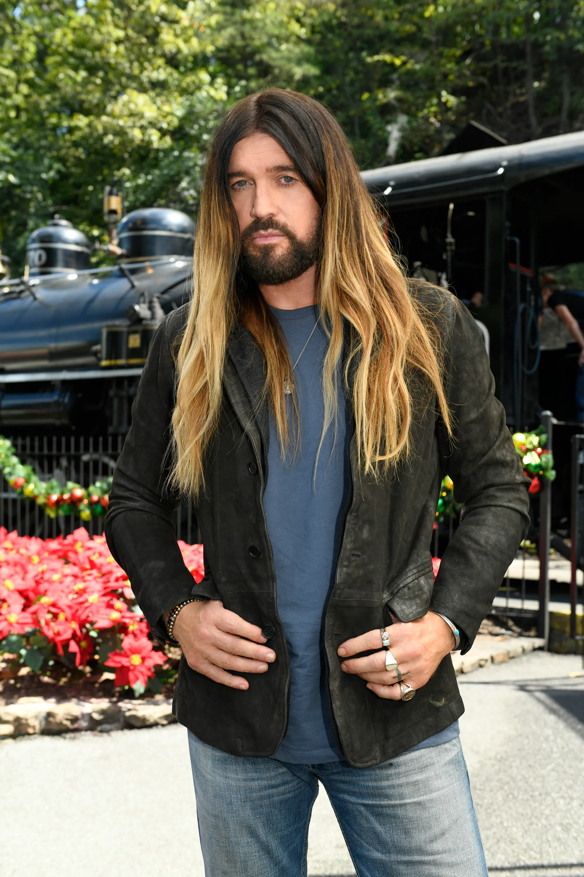 Billy Ray Cyrus on the red carpet for 
