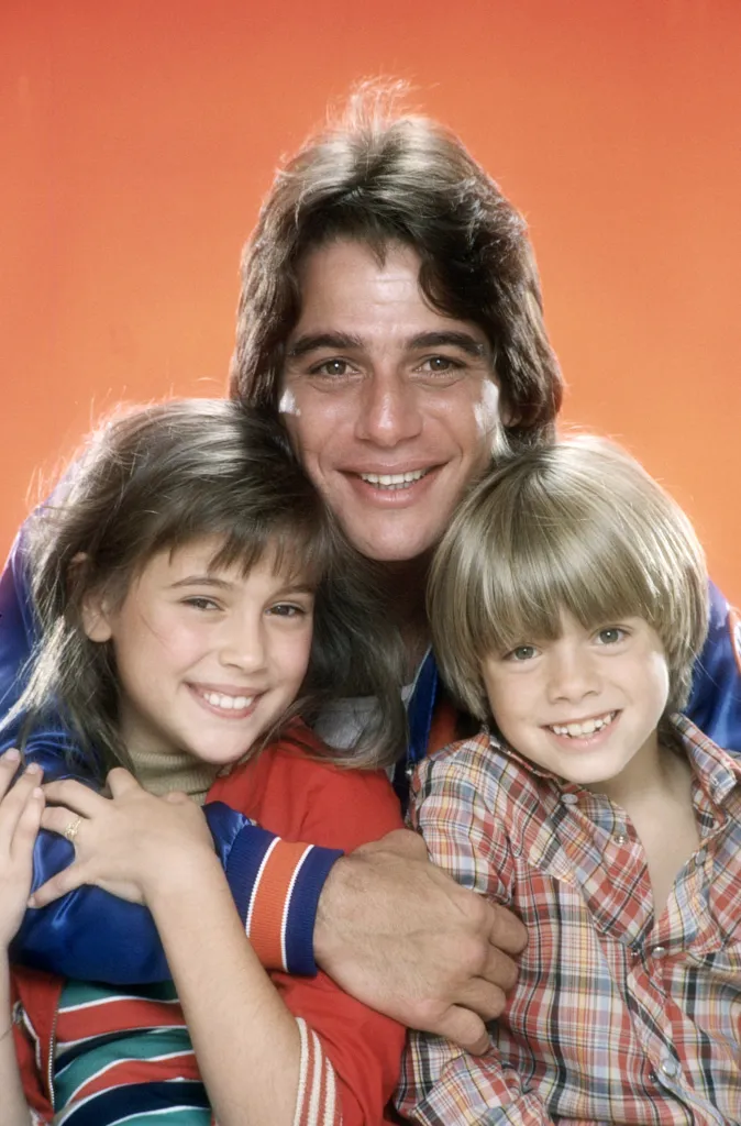 Tony Danza with Alyssa Milano and Danny Pintauro from Who's The Boss?