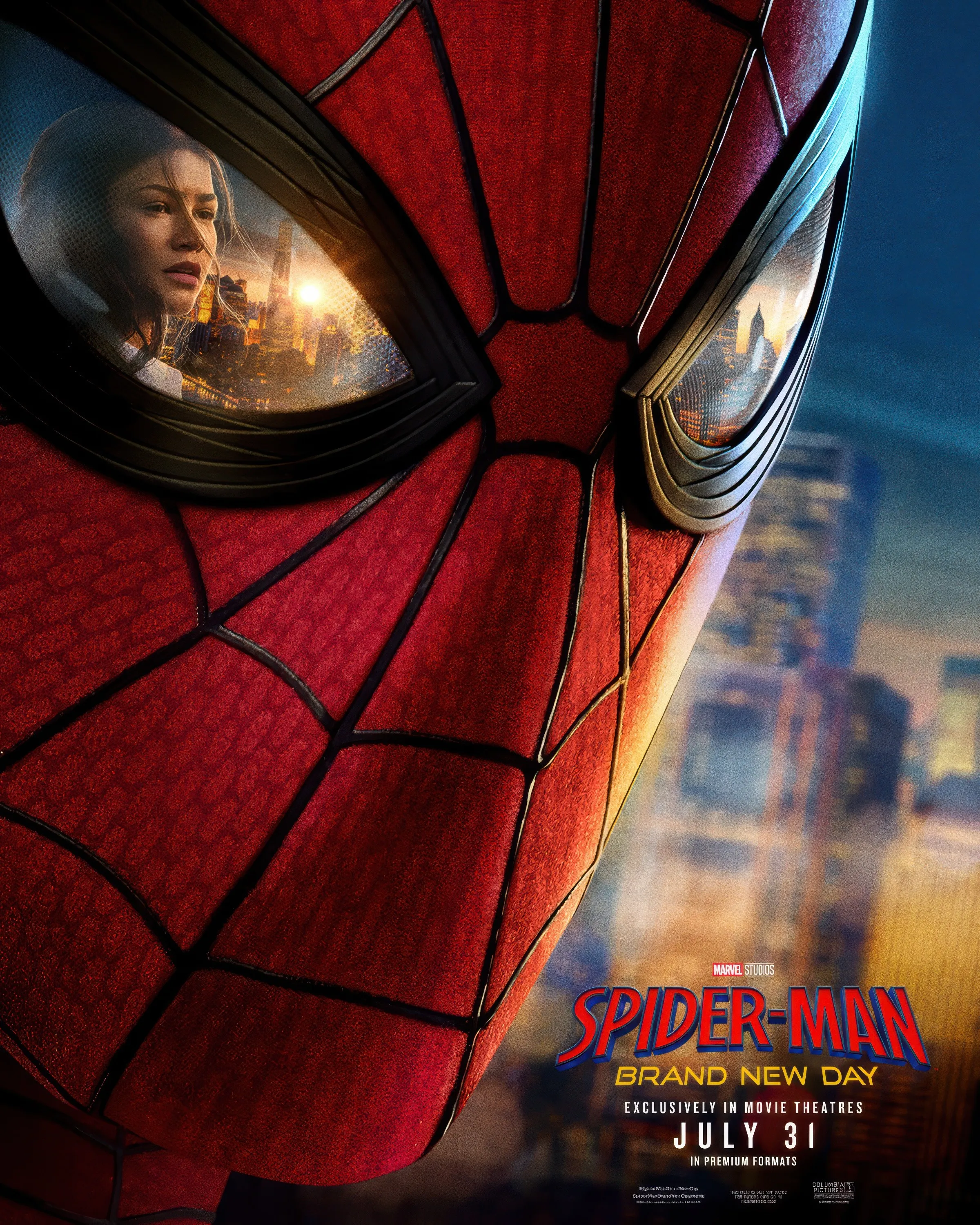 Tom Holland on "Spider-Man: Brand New Day" poster