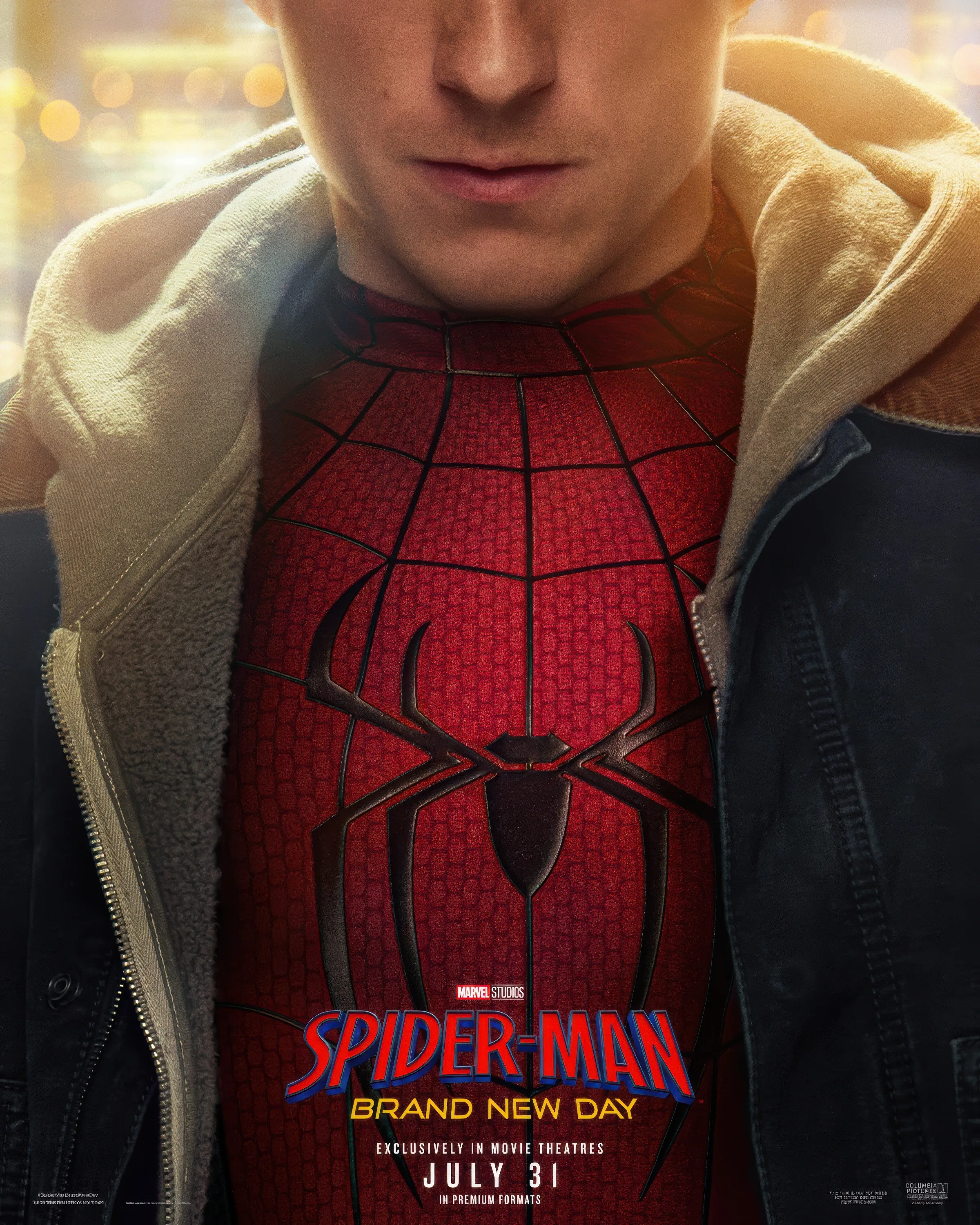 Tom Holland on "Spider-Man: Brand New Day" poster